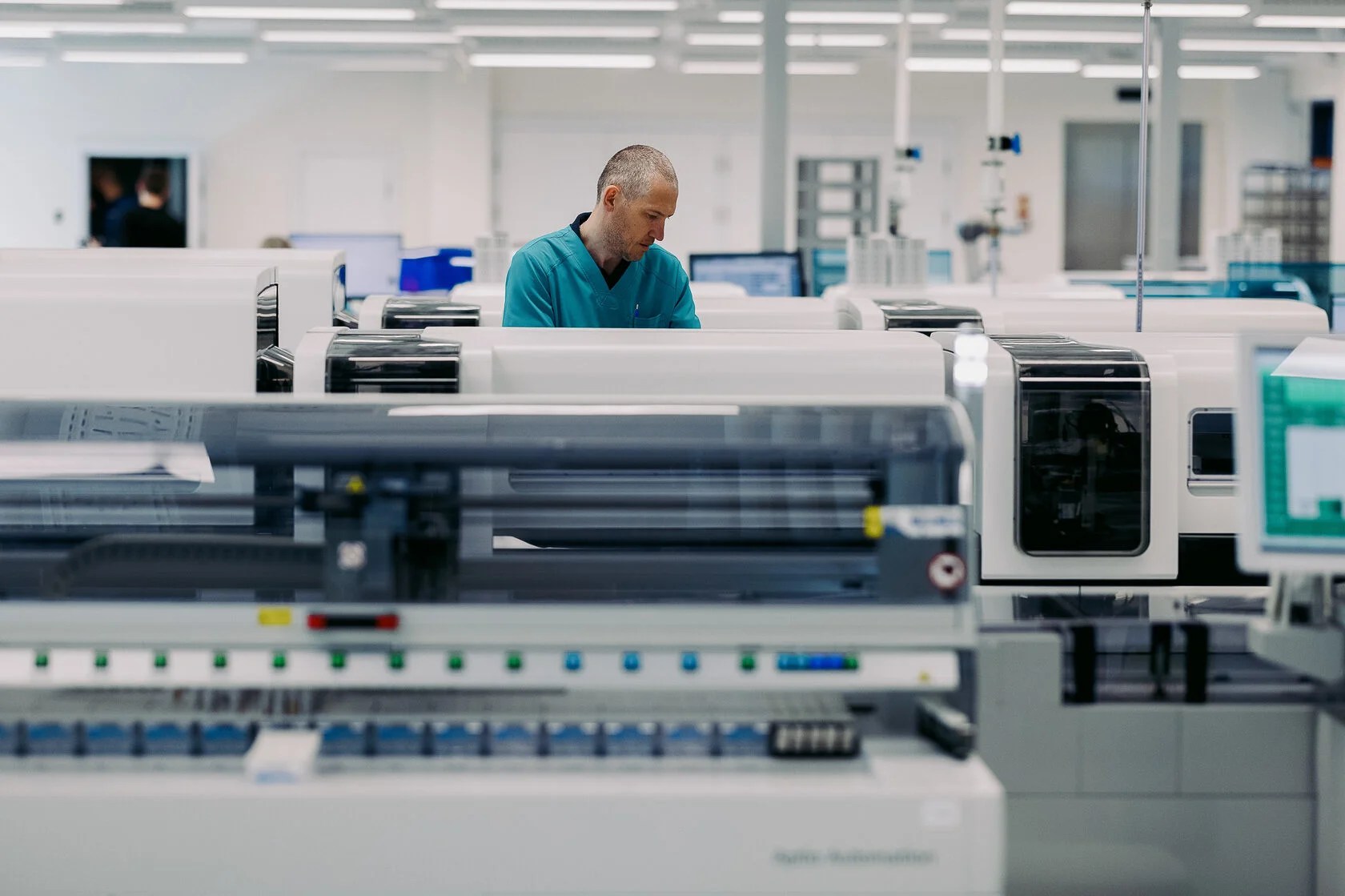 NovaticLab AMR navigating E. Gulbja Laboratory corridor