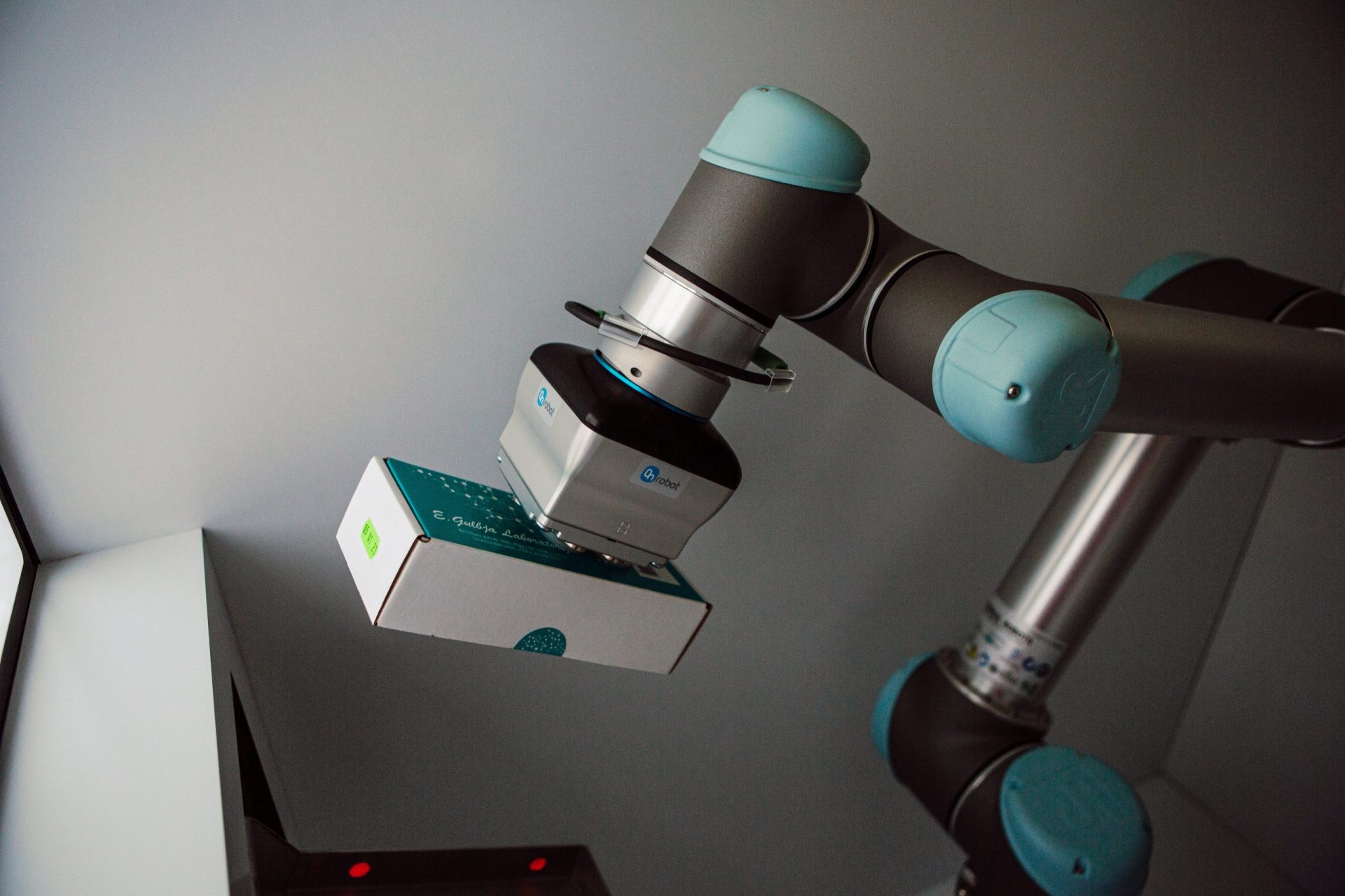 NOVALab self-sampling kiosk deployed in a public location